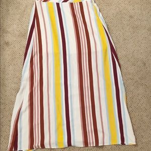 Let Liz Collection Stripped Maxi Skirt